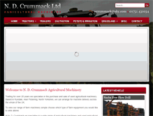 Tablet Screenshot of ndcrummack.co.uk